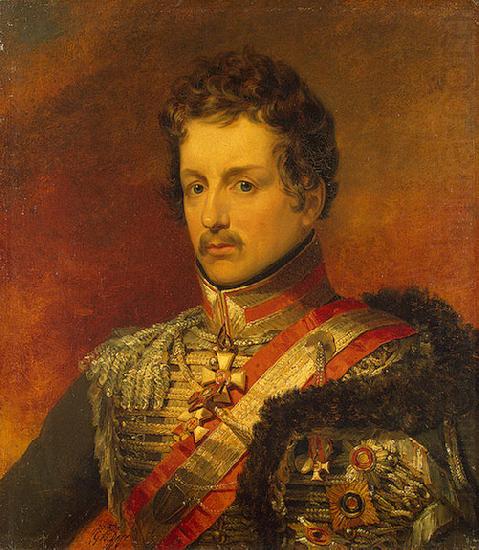 George Dawe Portrait of Peter Graf von der Pahlen russian Cavalry General.